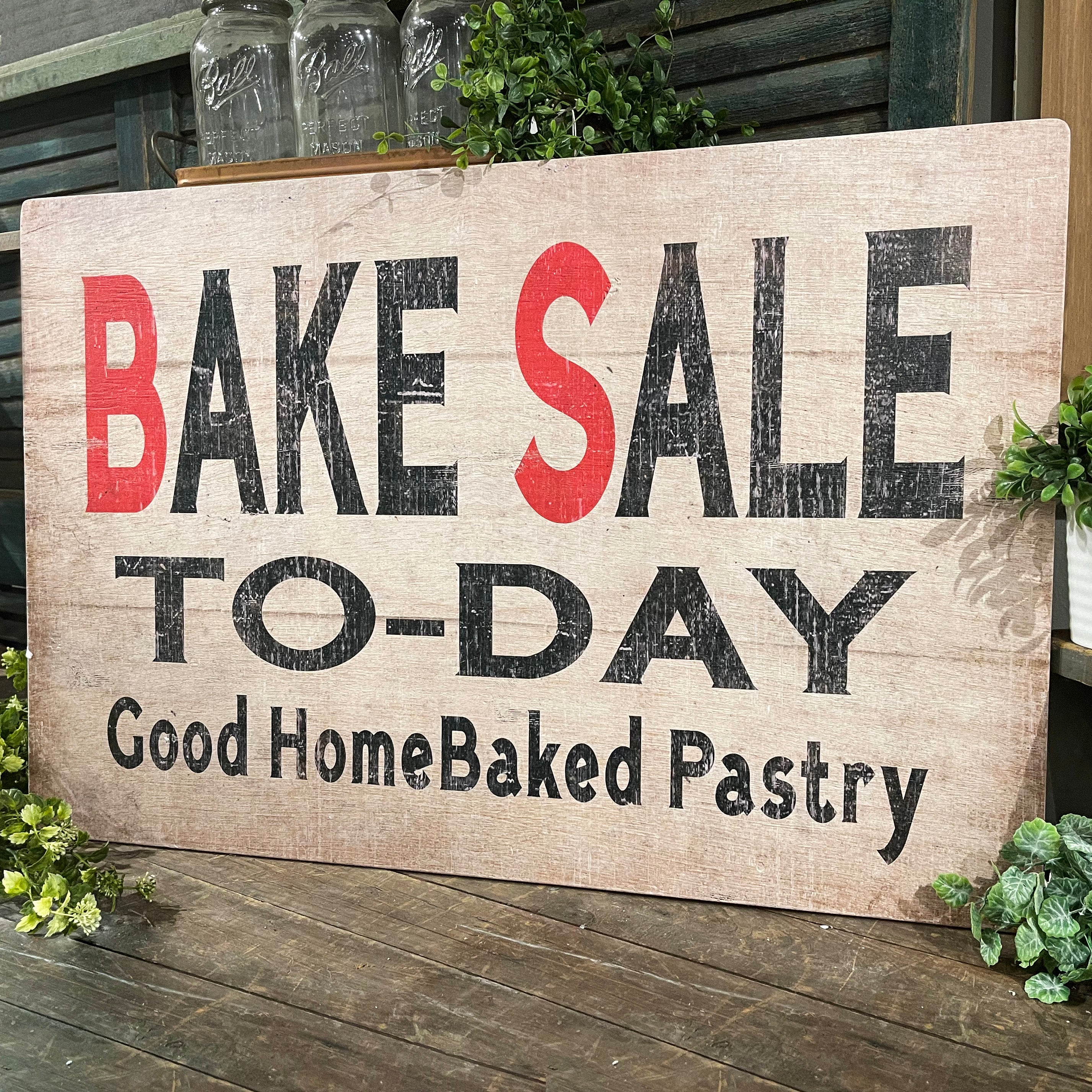 Oversized Bake Sale Wall Décor