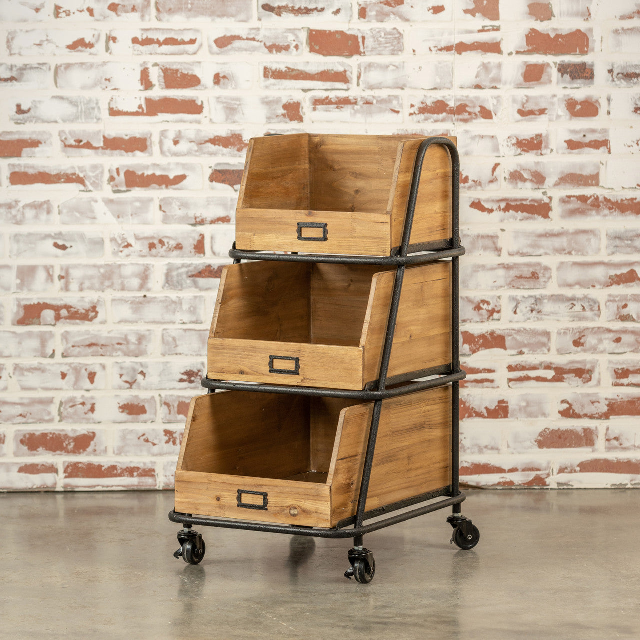 Industrial Wood & Stacking Bins