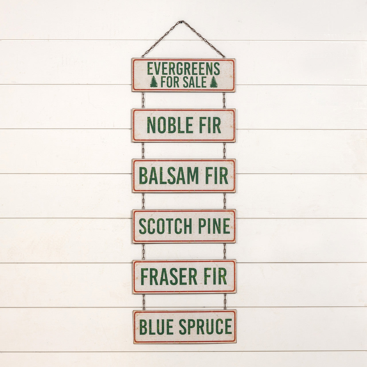 Tree Farm Metal Menu Wall Art