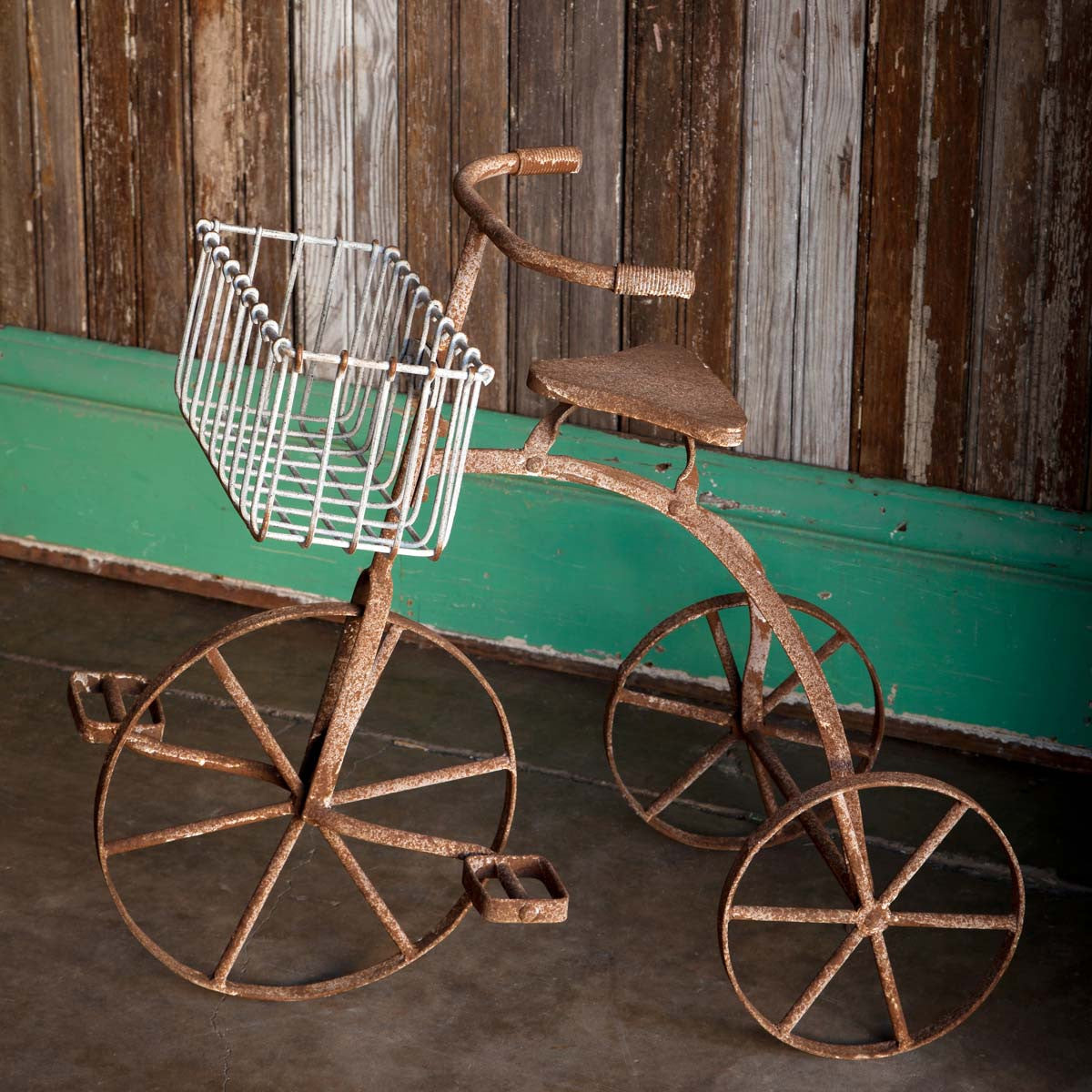 Vintage-Style Tricycle Planter
