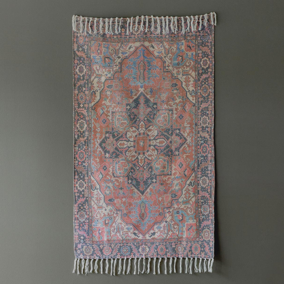 Antique Inspired Cotton Rug