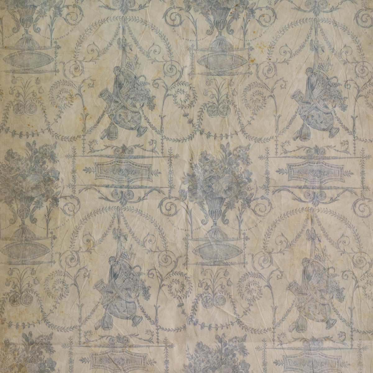 French Quarter Blue Wallpaper (5654815375517)