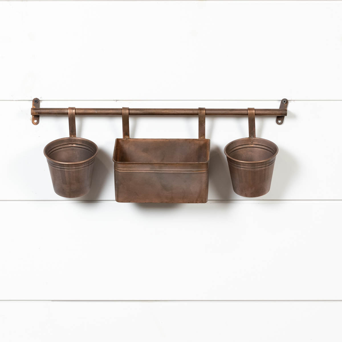 French Wall Rail Bronze Containers