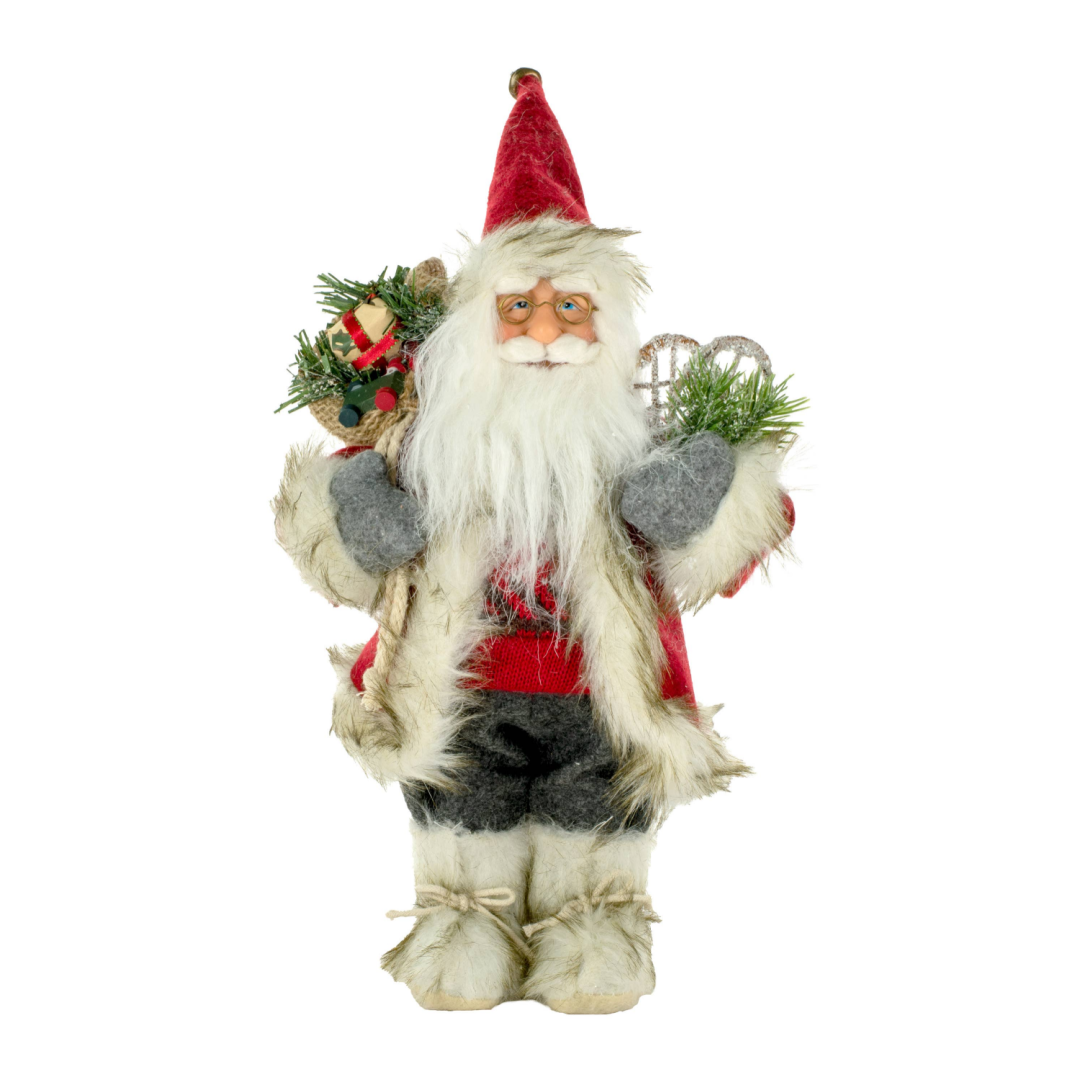 Red Fur Coat Santa