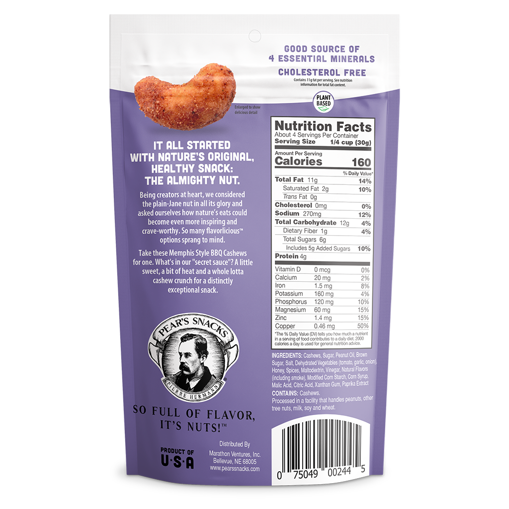 Memphis Style BBQ Cashews