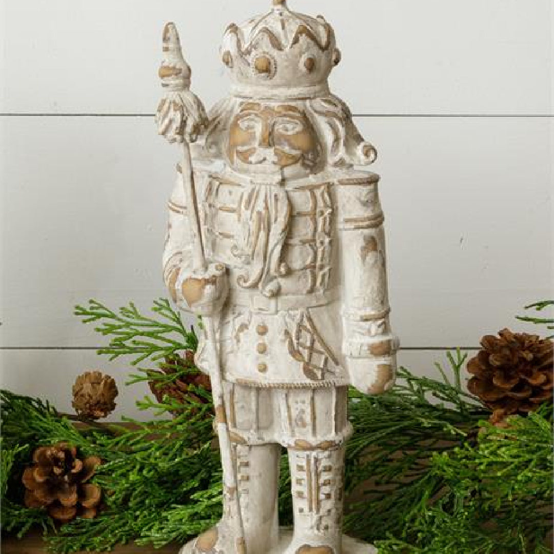 Shabby Chic Nutcracker w/ Pike