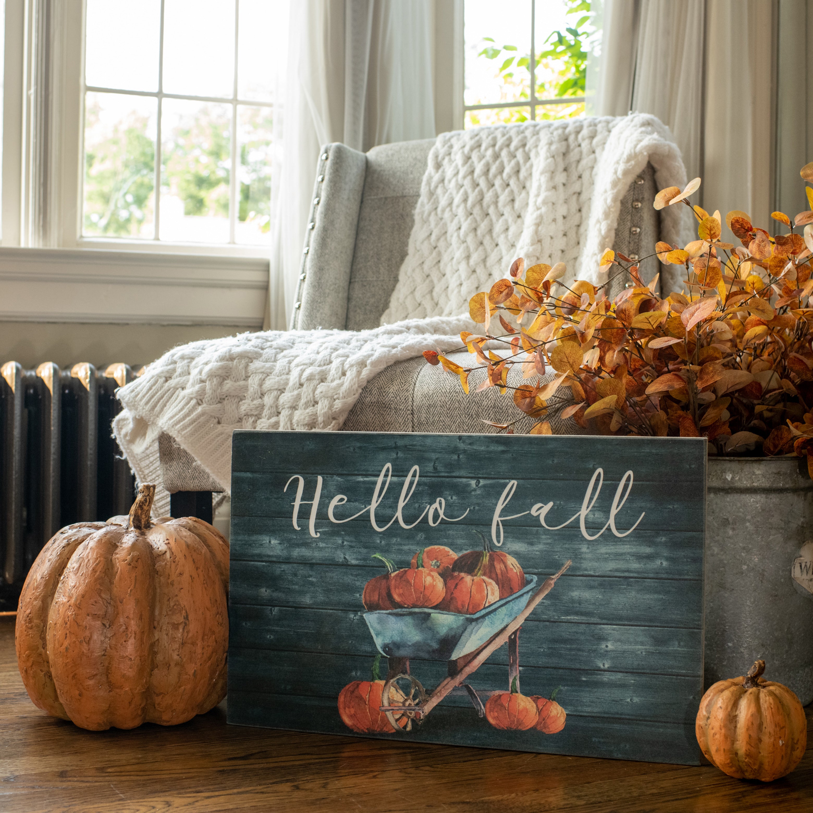Welcome Fall Wooden Sign
