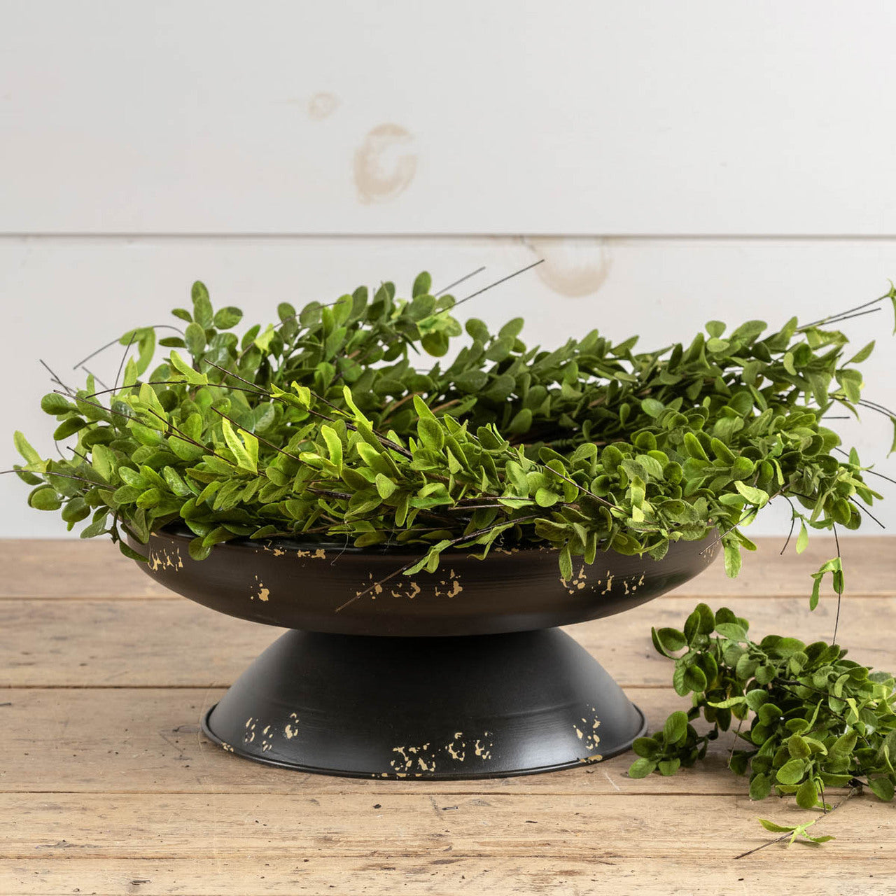 Metal Black Compote Bowl