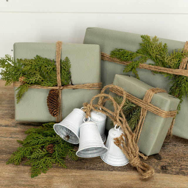 54" Holiday White Hanging Bells