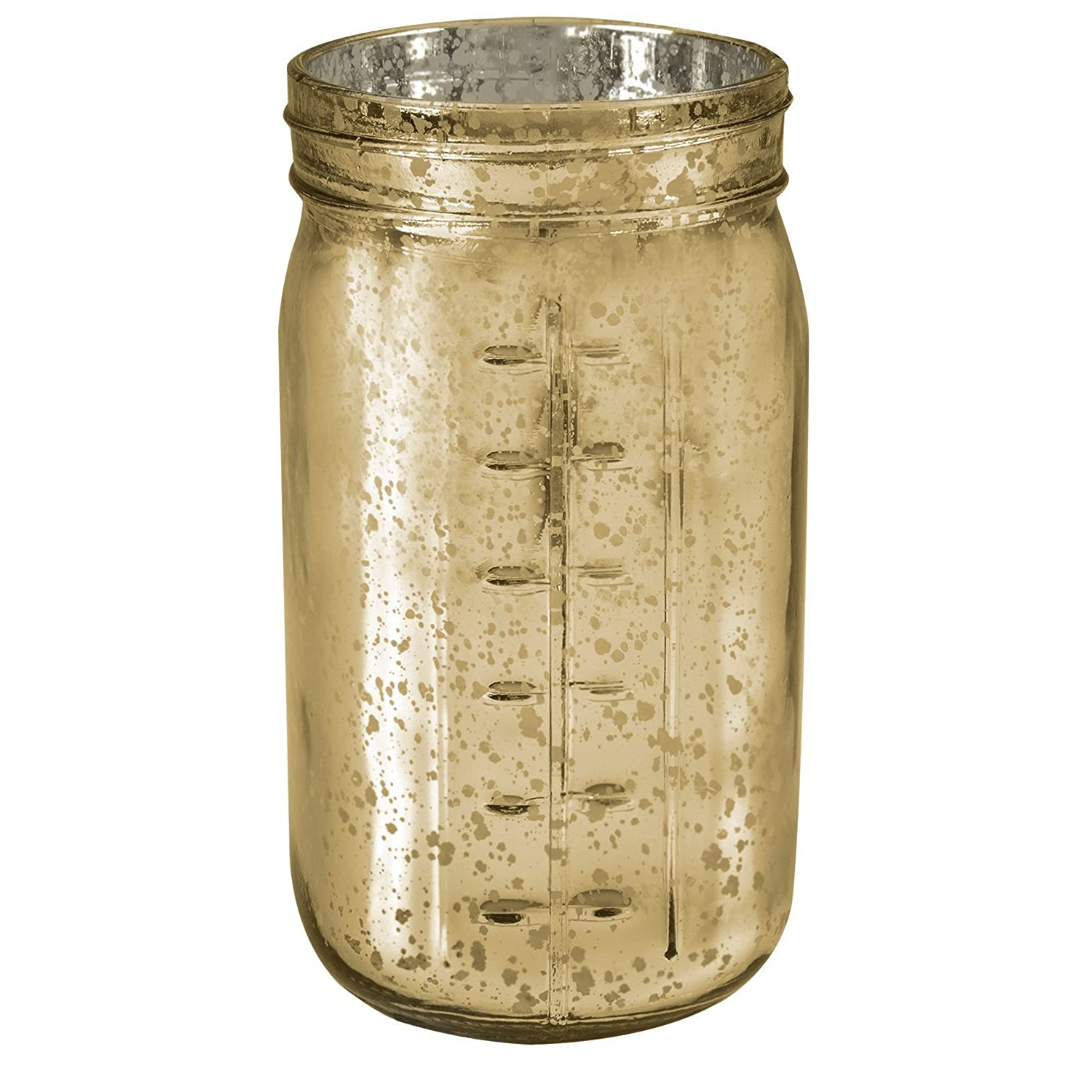 Gold Mercury Glass Mason Jar