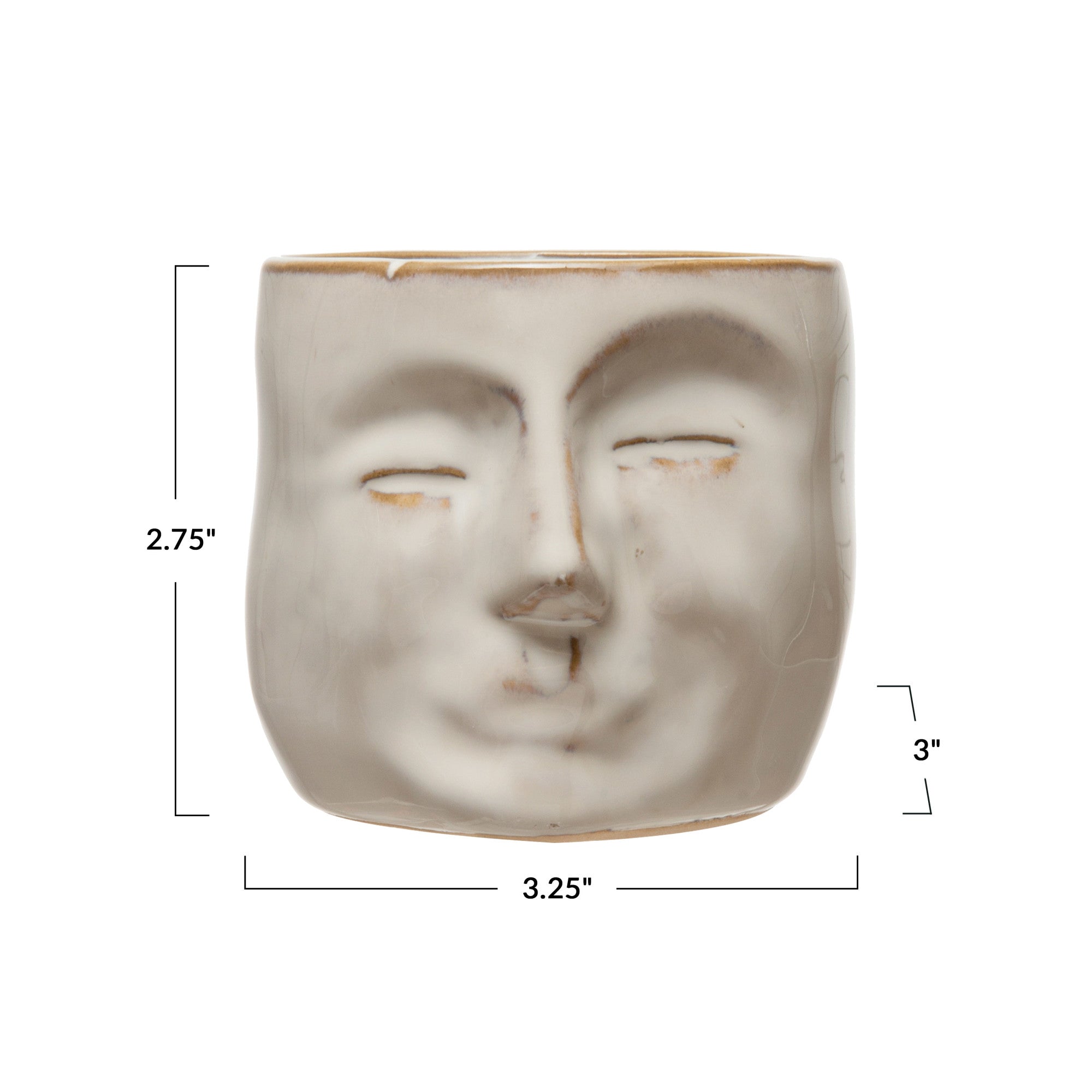 Small Abstract Facial Planter