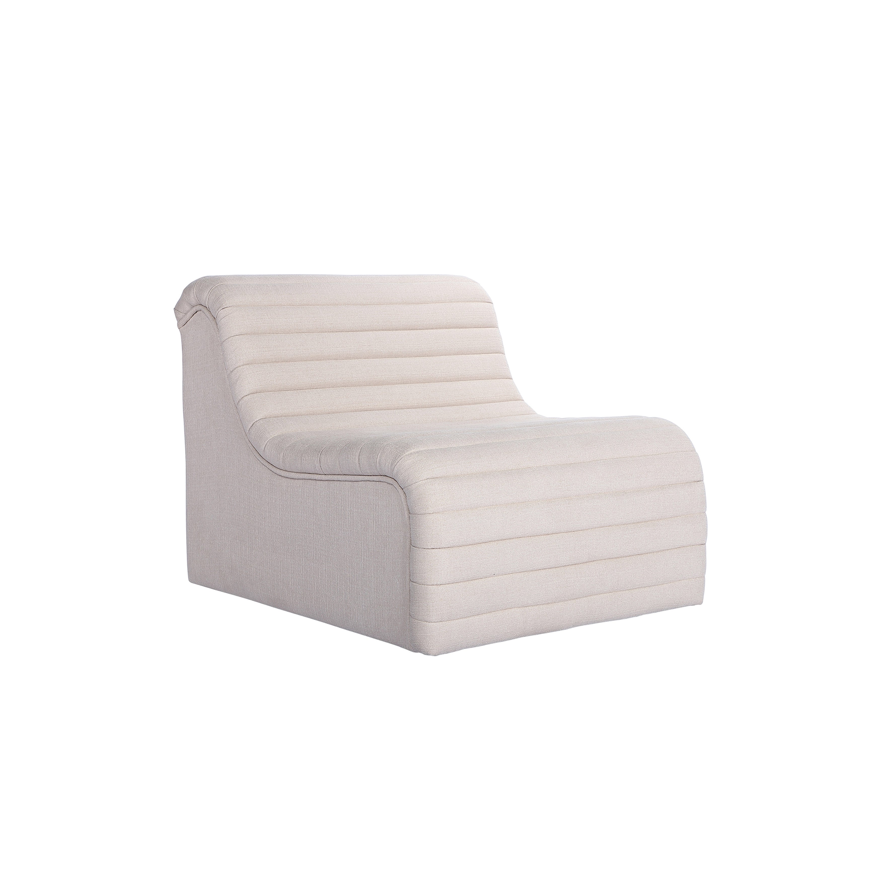 Bouclé Fabric Upholstered Chair