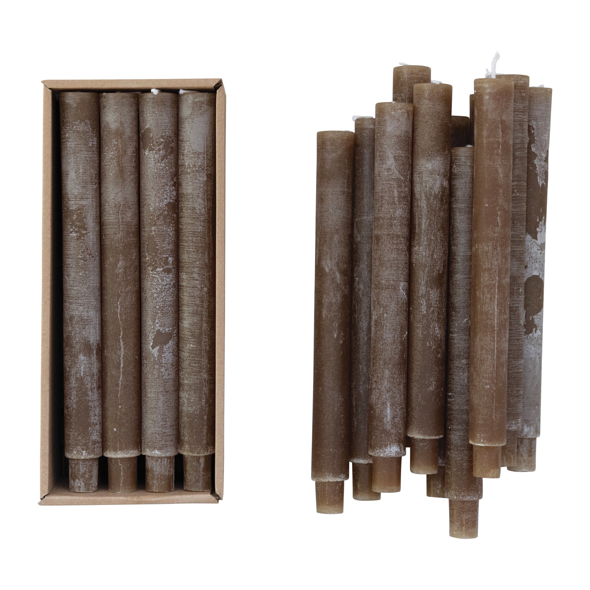 Powder Taper Candles - Set of 12 - Acorn