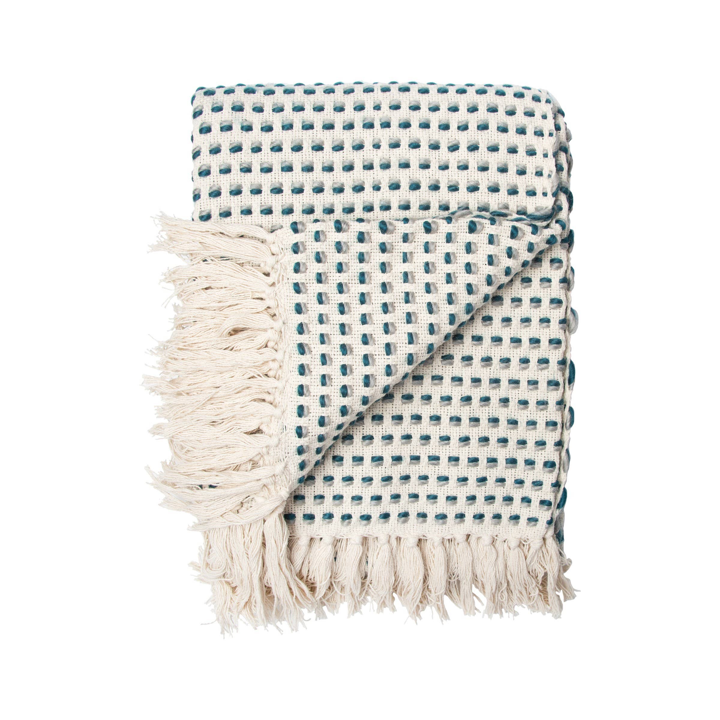 Blue Elba Throw (5639782400157)