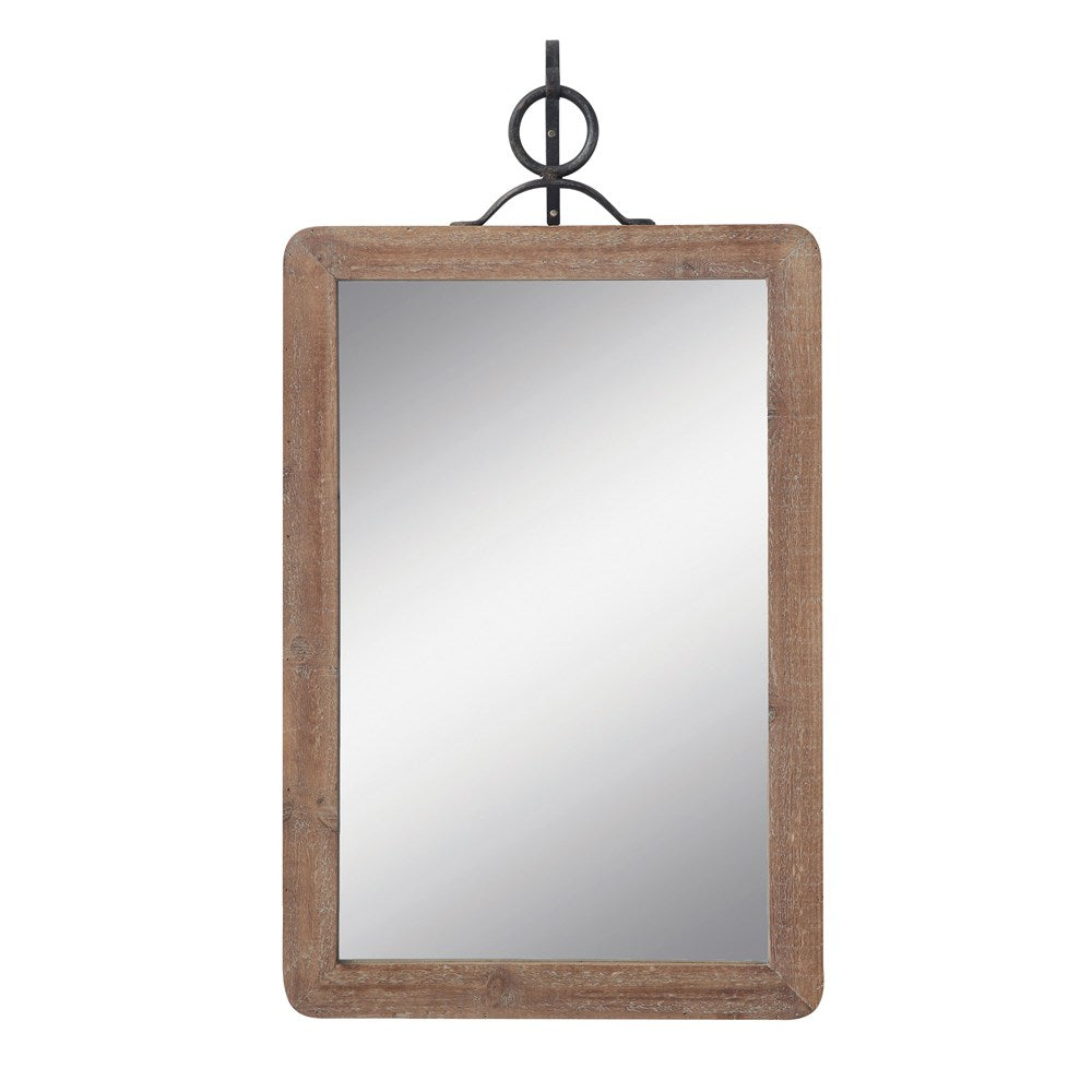 Sonoma Wood Framed Mirror w/ Metal Bracket (5610096525469)