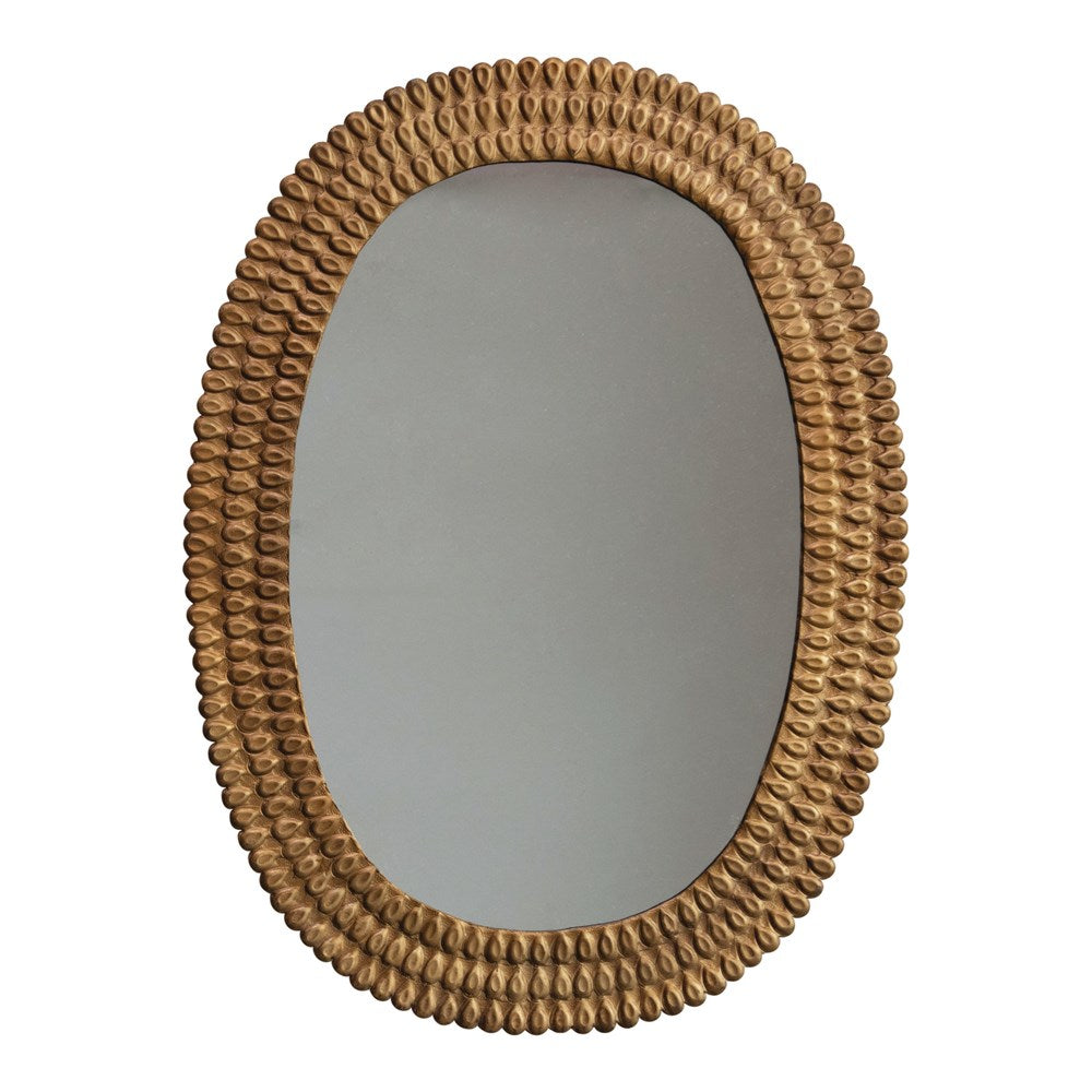 Antique Brass Embossed Mirror (5642633379997)
