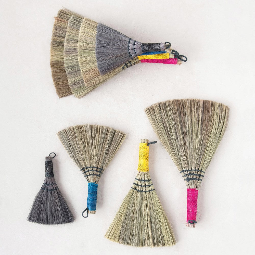 Wrapped Whisk Brooms - Brights (S/4)