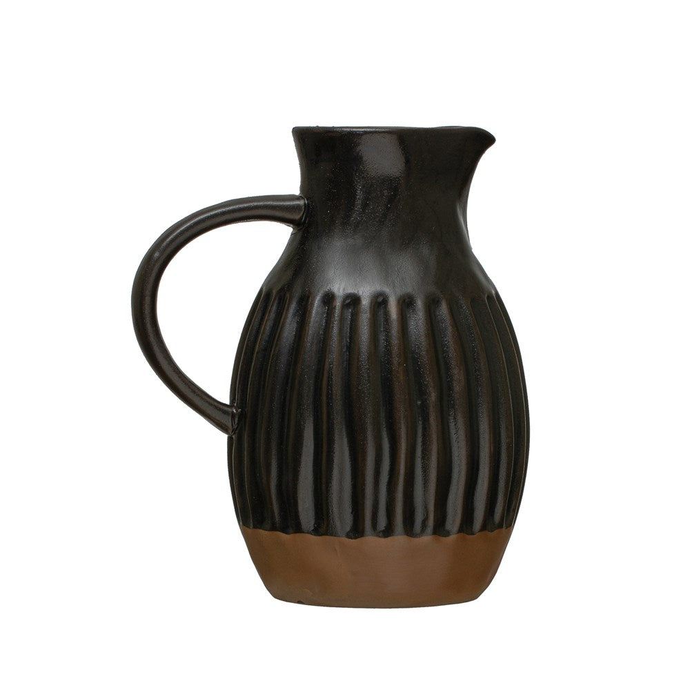 Reactive Glaze Stoneware Pitcher