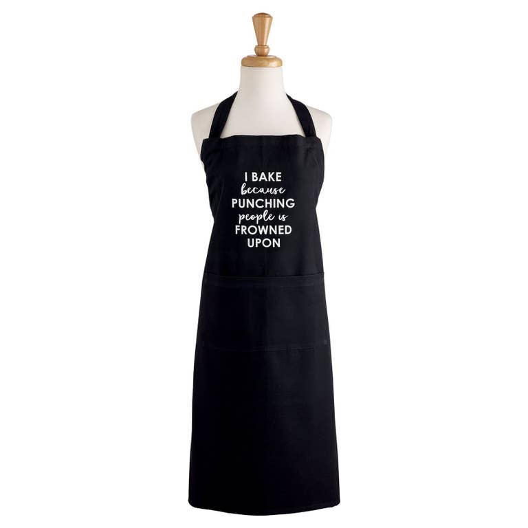 I Bake Because Printed Apron (5609845784733)