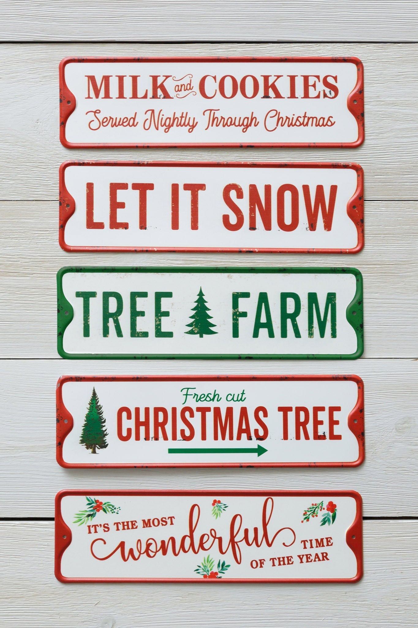 Holiday Street Signs