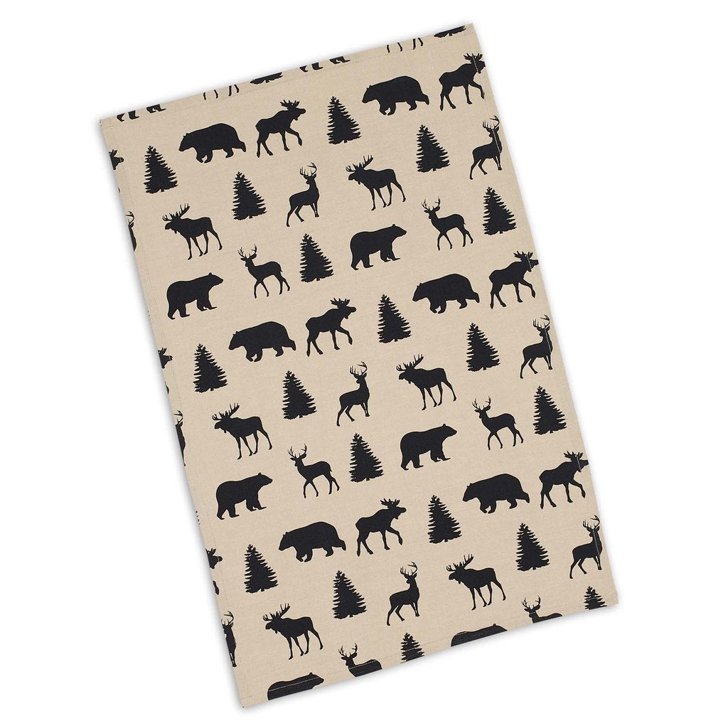 Big Game Printed Dishtowel