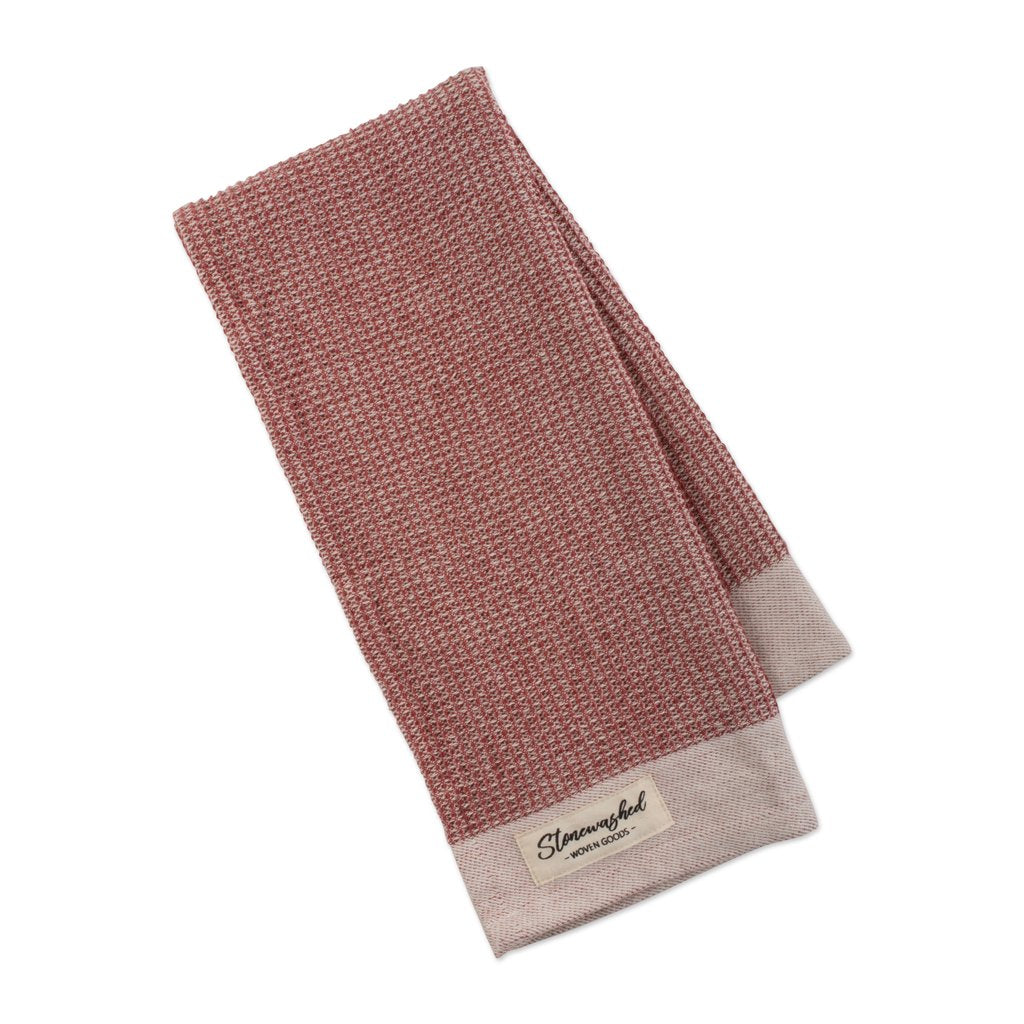Marsala Washed Waffle Dishtowel (5609847160989)