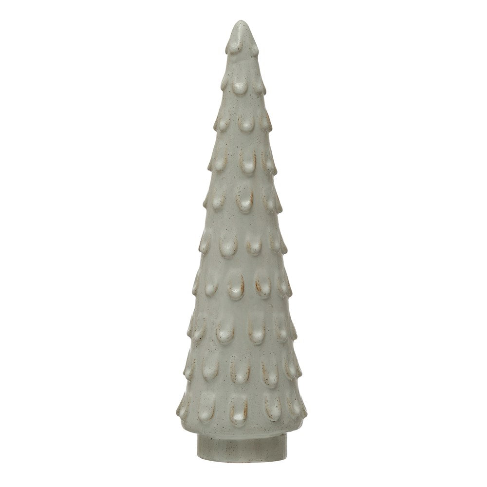 10.75" Neutral Stoneware Tree