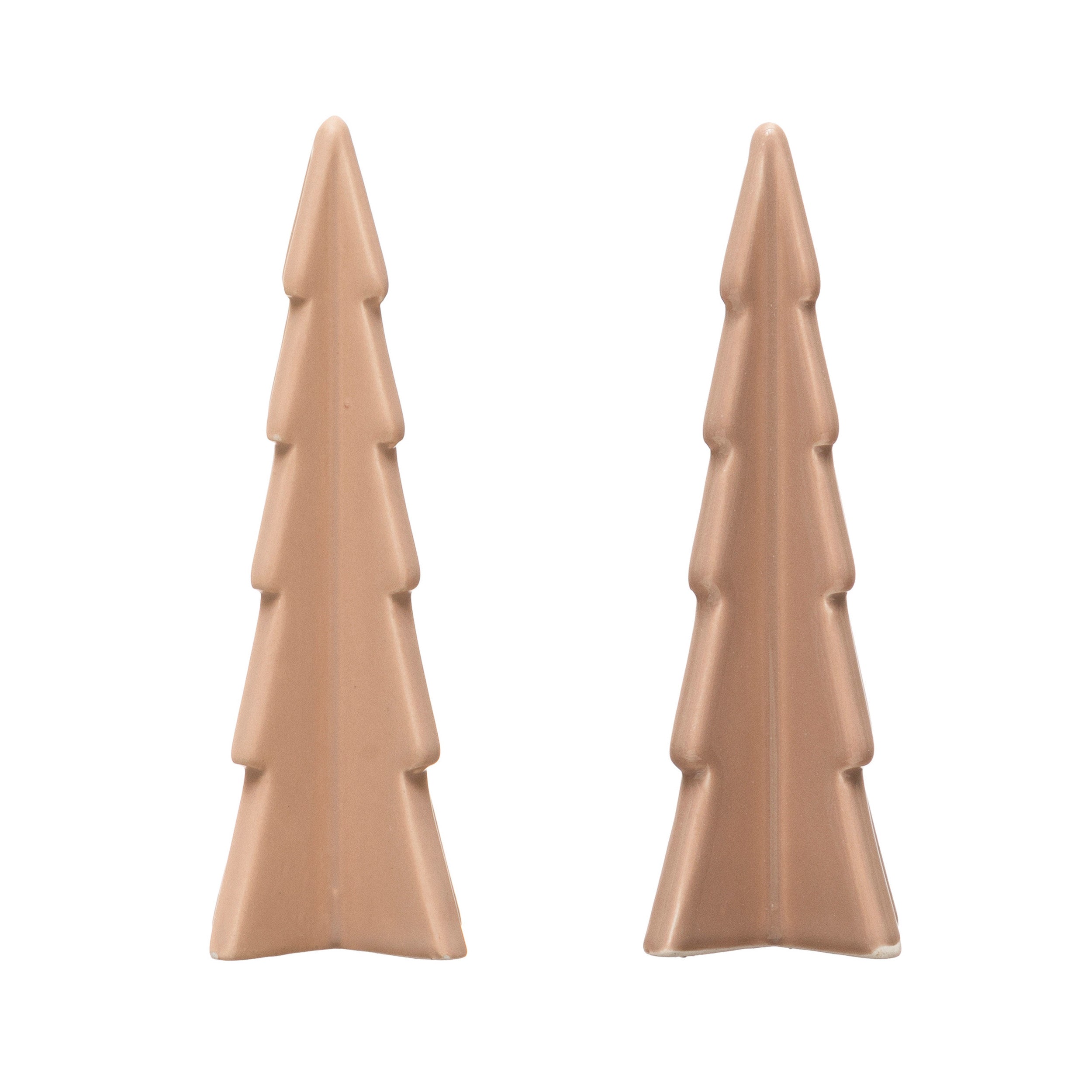 4.5" Pink Stoneware Trees