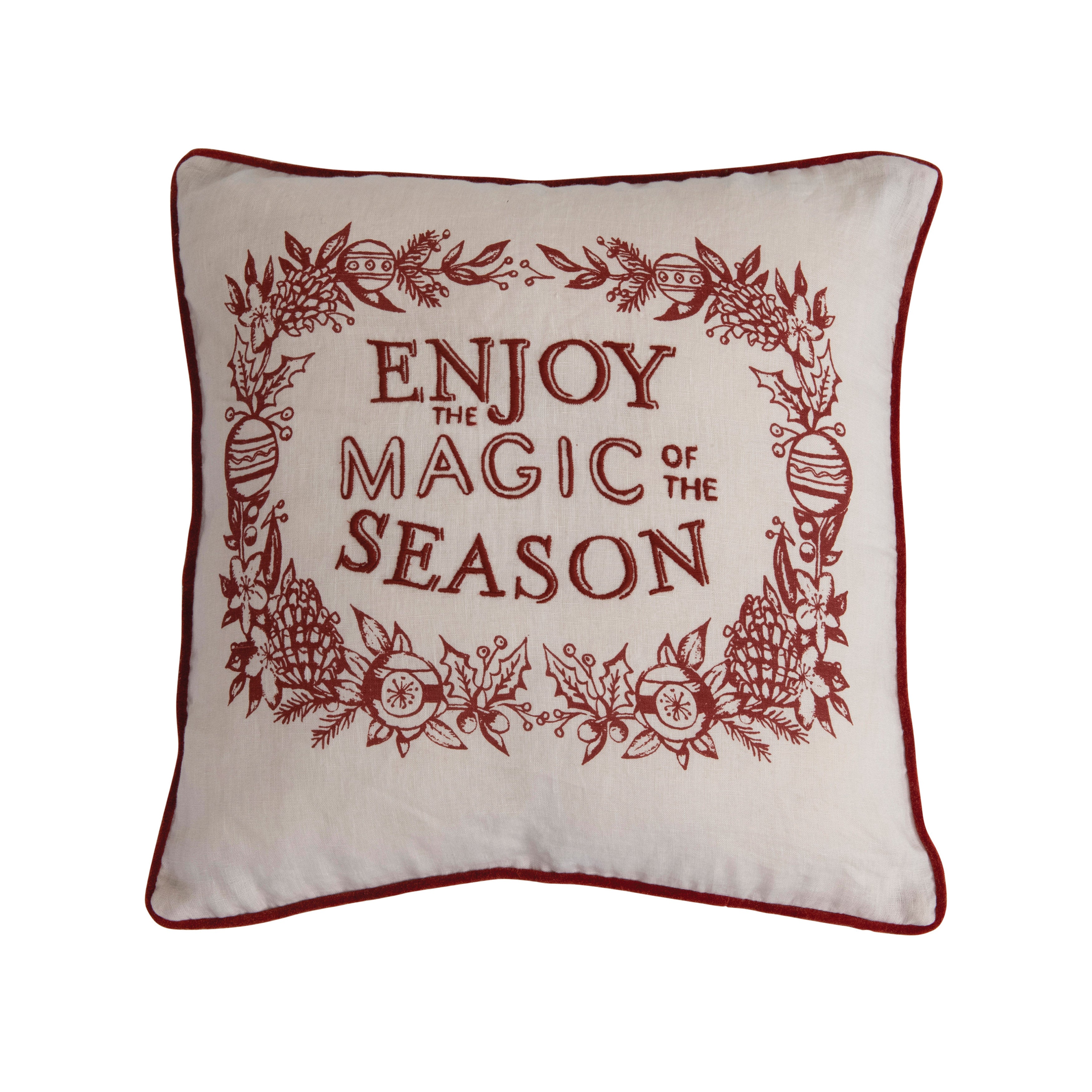 Magic Of The Season Pillow