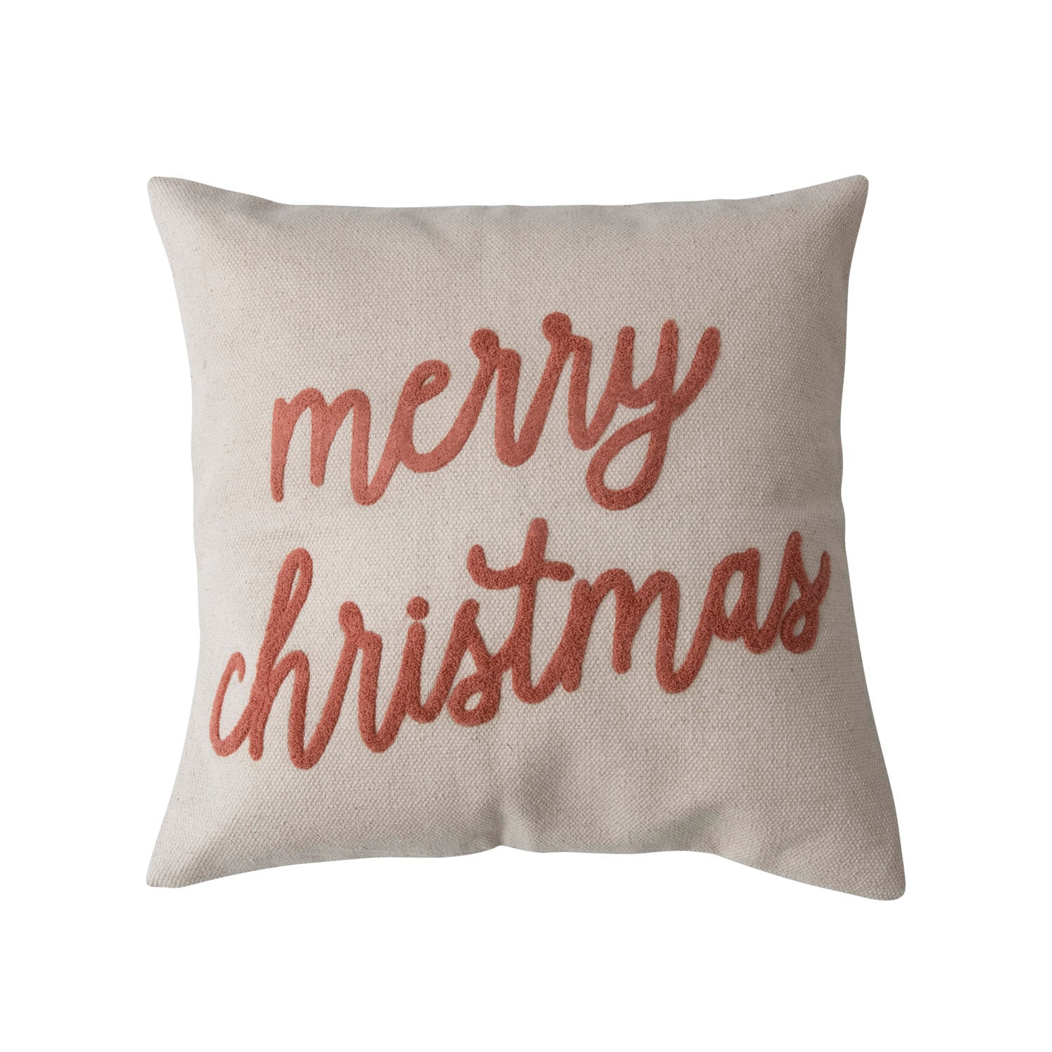 Oversized 26" Merry Christmas Script Pillow