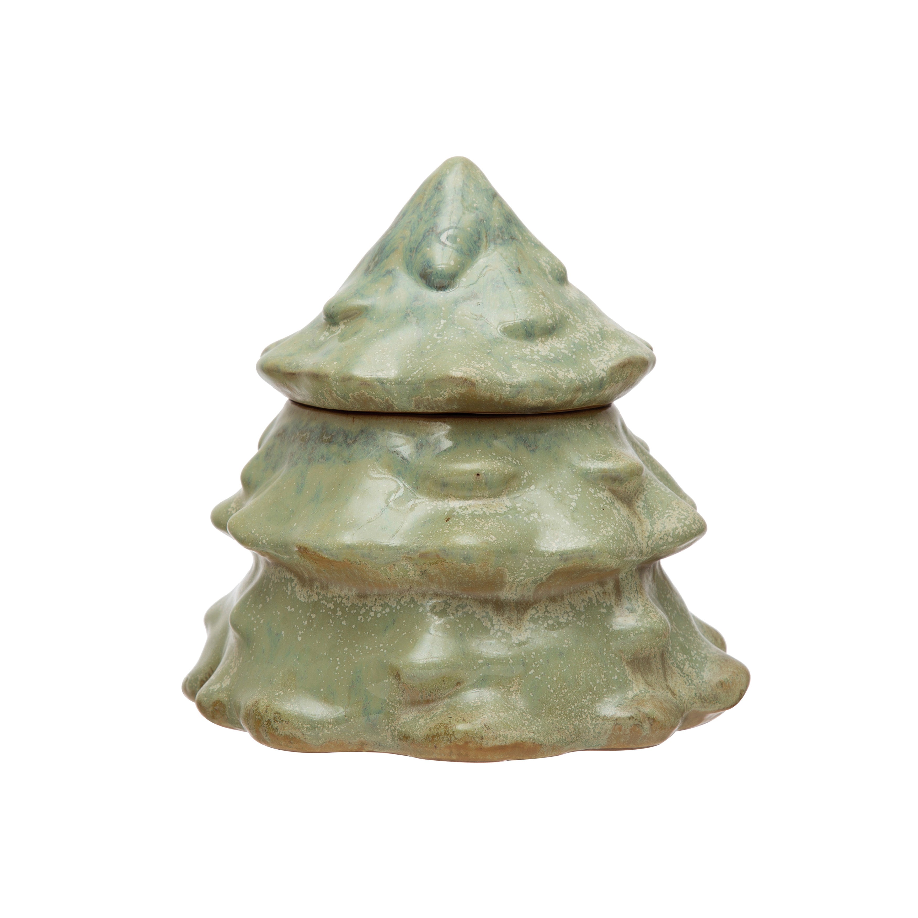 Stoneware Tree Cookie Jar