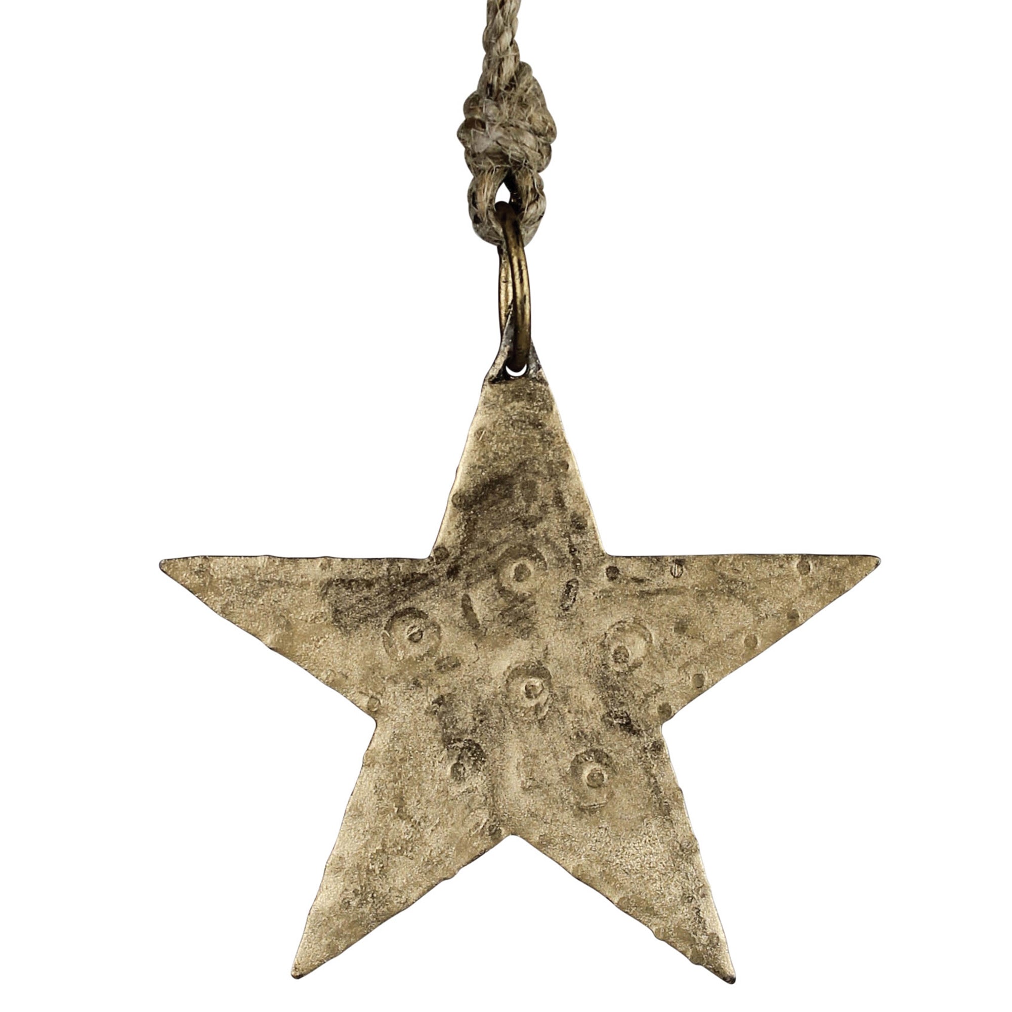 Pressed Star, Antique Brass - Sm