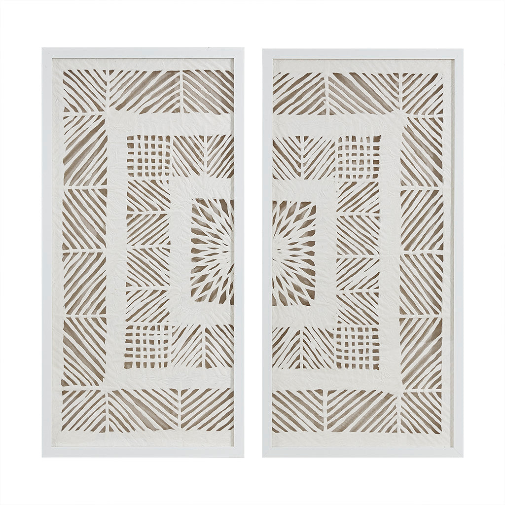 Tala Distressed Yellow Medallion 3-piece Wall Decor Set
