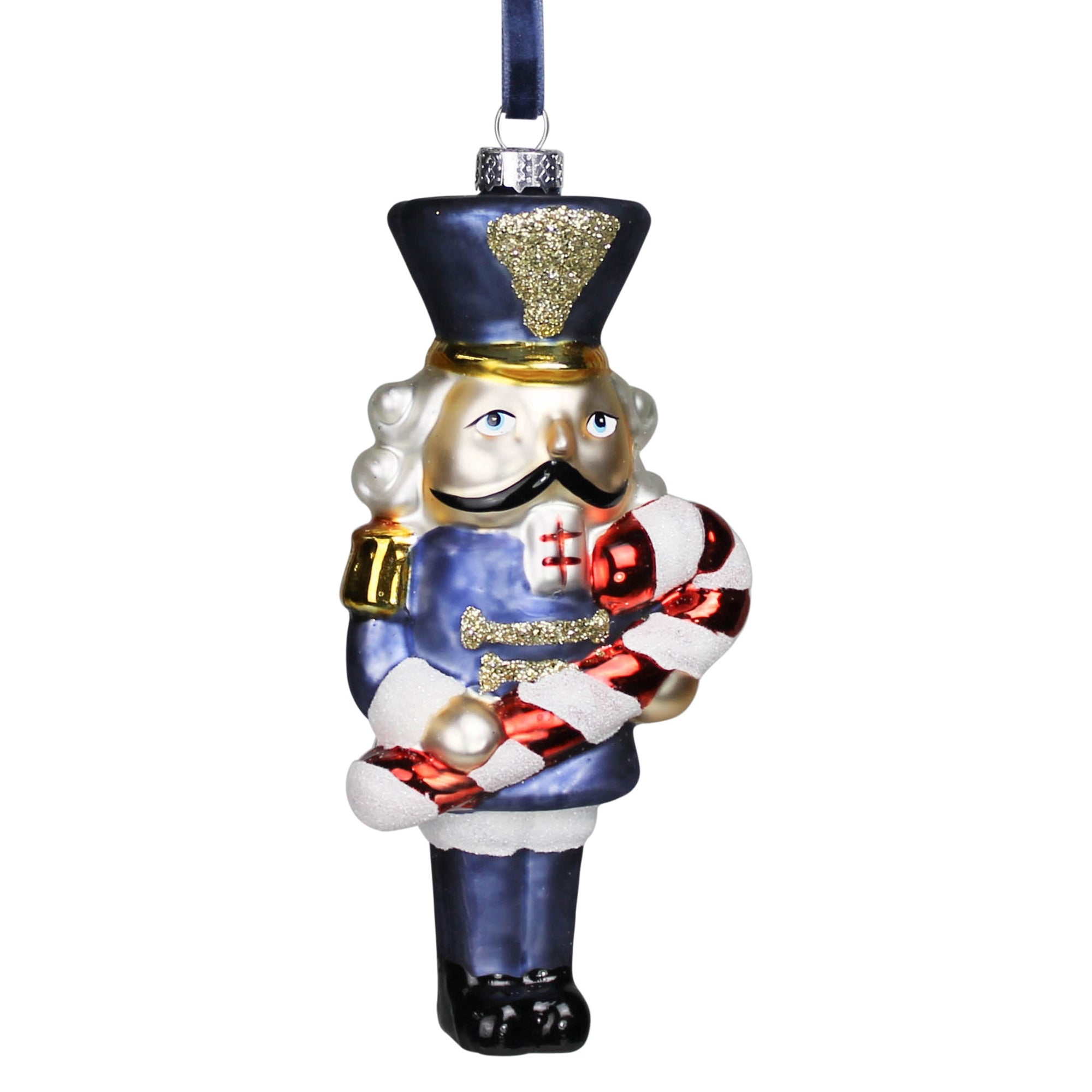 Nutcracker Ornament, Glass