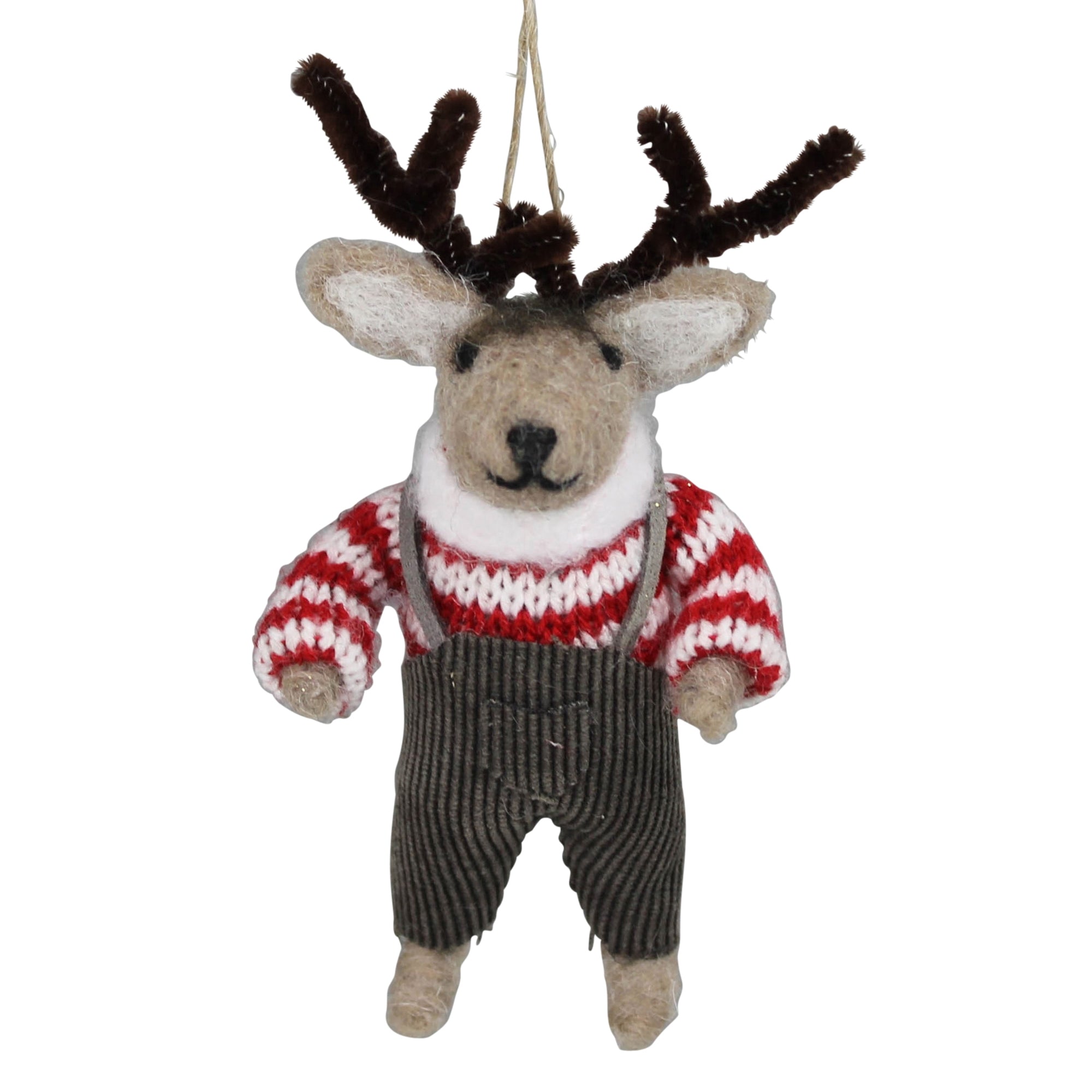 Reindeer Ornament, Felt