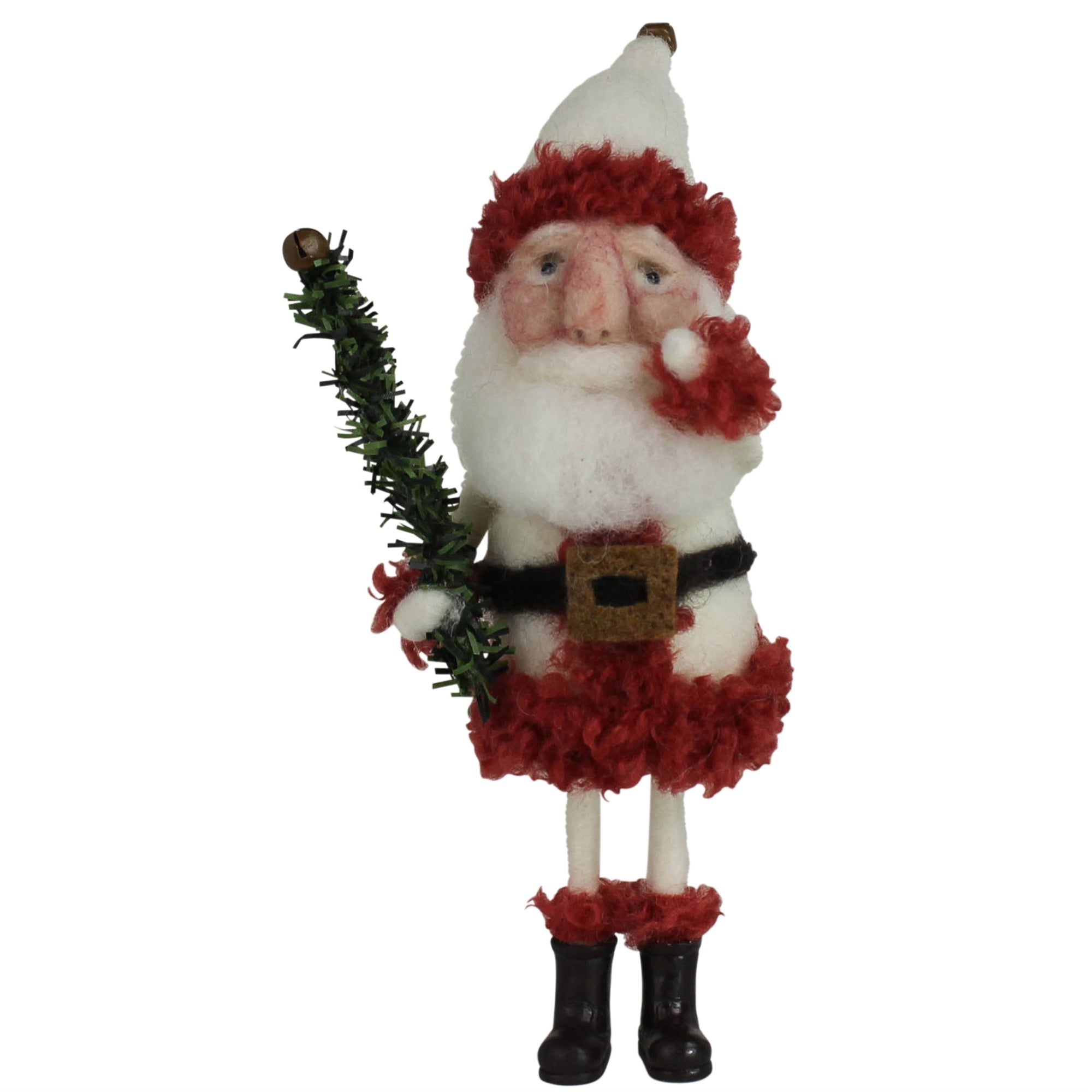 Festive Santa with Small Tree, Felt