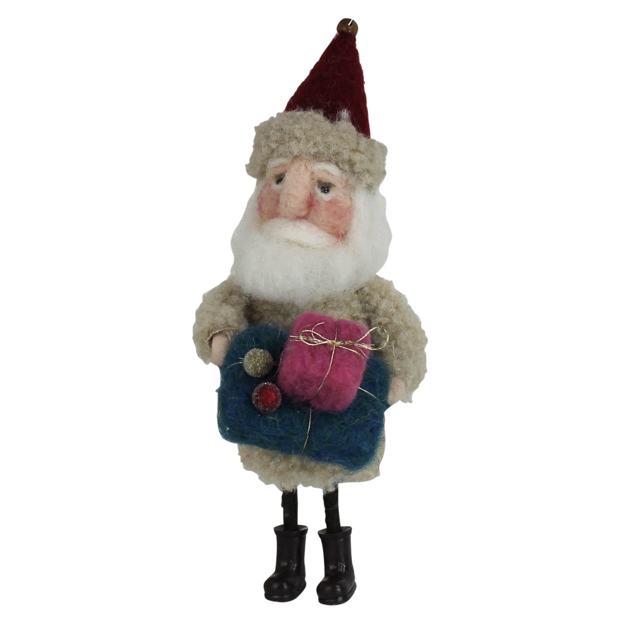 Festive Santa with Gifts, Felt