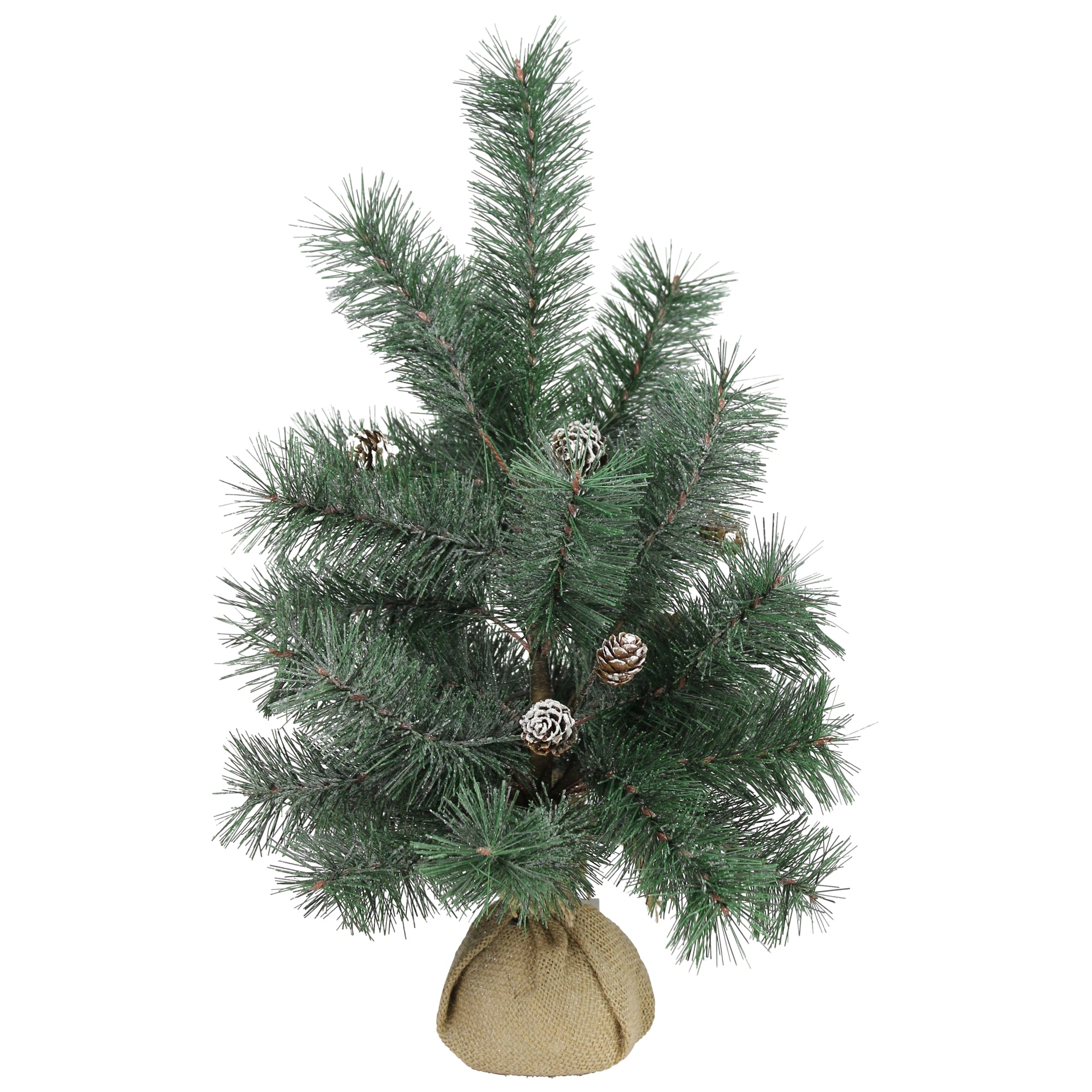 Faux Tree with Pinecones - 18”