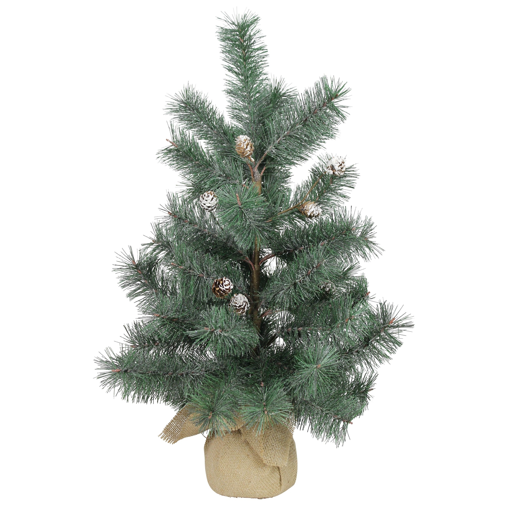 Faux Tree with Pinecones - 24”