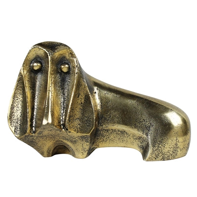 Dachshund Dog, Brass Antique