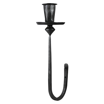 Forged Wall Sconce, Black