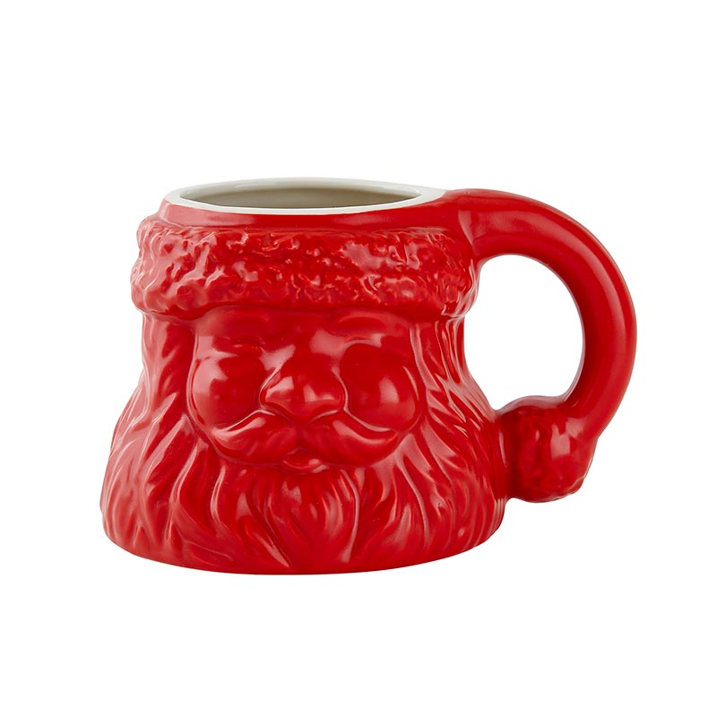 Santa Shaped Mug - Red