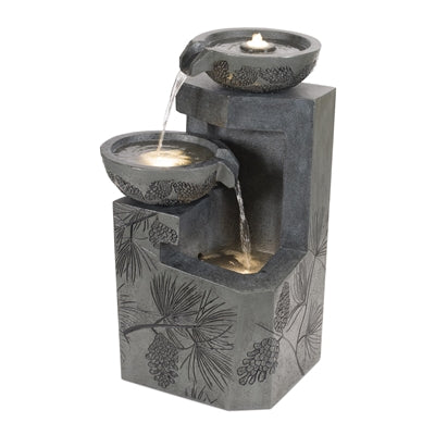 Fountain (Pump MZ20450AB) 27.5”H Resin UL Plug