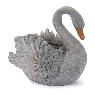 Swan Planter 18"L x 15"H Resin