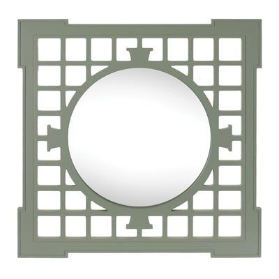 Wall Mirror 23.5”SQ MDF/Glass