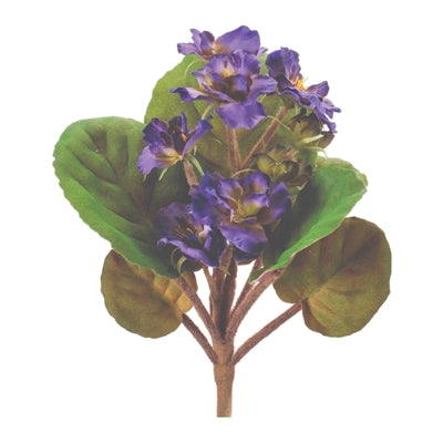 Floral Bush 8”H Polyester