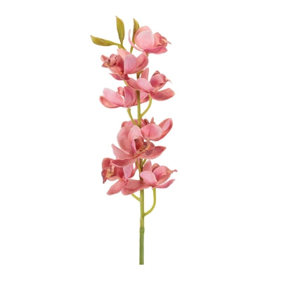 Cymbidium Orchid Stem 27”H Polyester