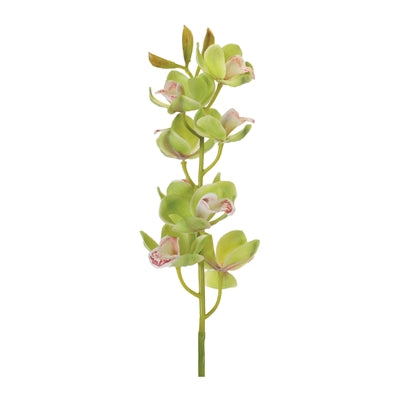 Cymbidium Orchid Stem 27”H Polyester