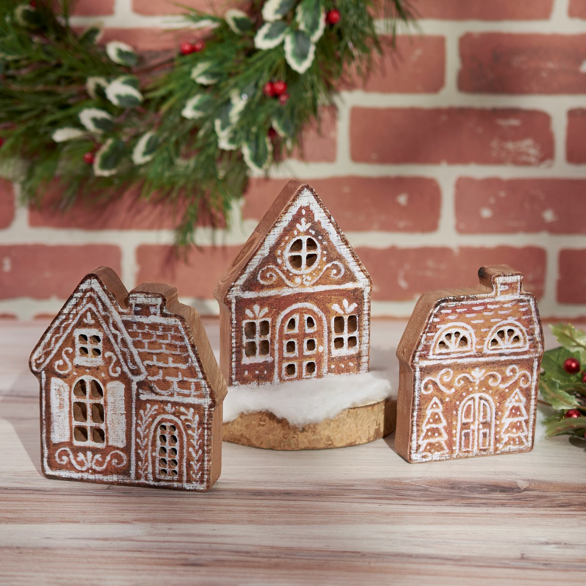 Gingerbread Chunky Sitters (S/3)