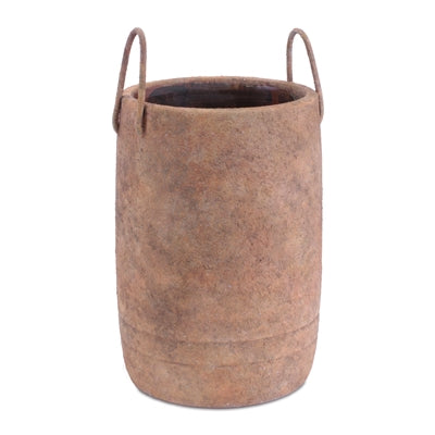 Terracotta Container w/ Handles